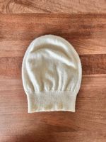 100% Kaschmir Mütze cremeweiss – 2-fädig – Gr. S/M