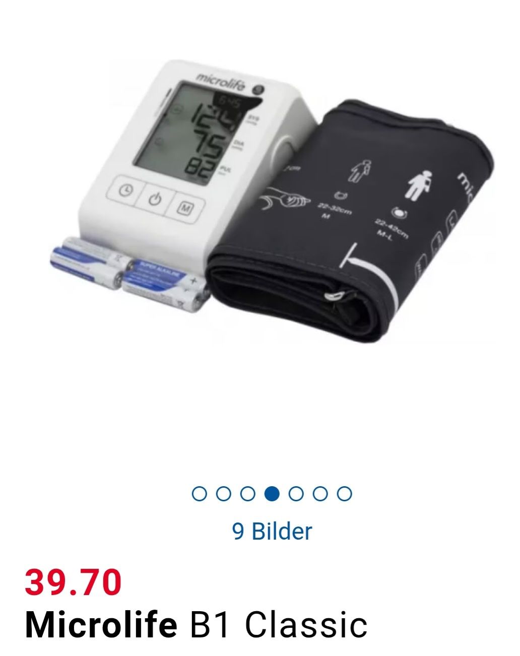 Medizinische Geräte: Microlife-Blutdruckmessgerät-B1 Classic. NEU. – Neu und originalverpackt aus Killwangen von Marc-Antonio 1