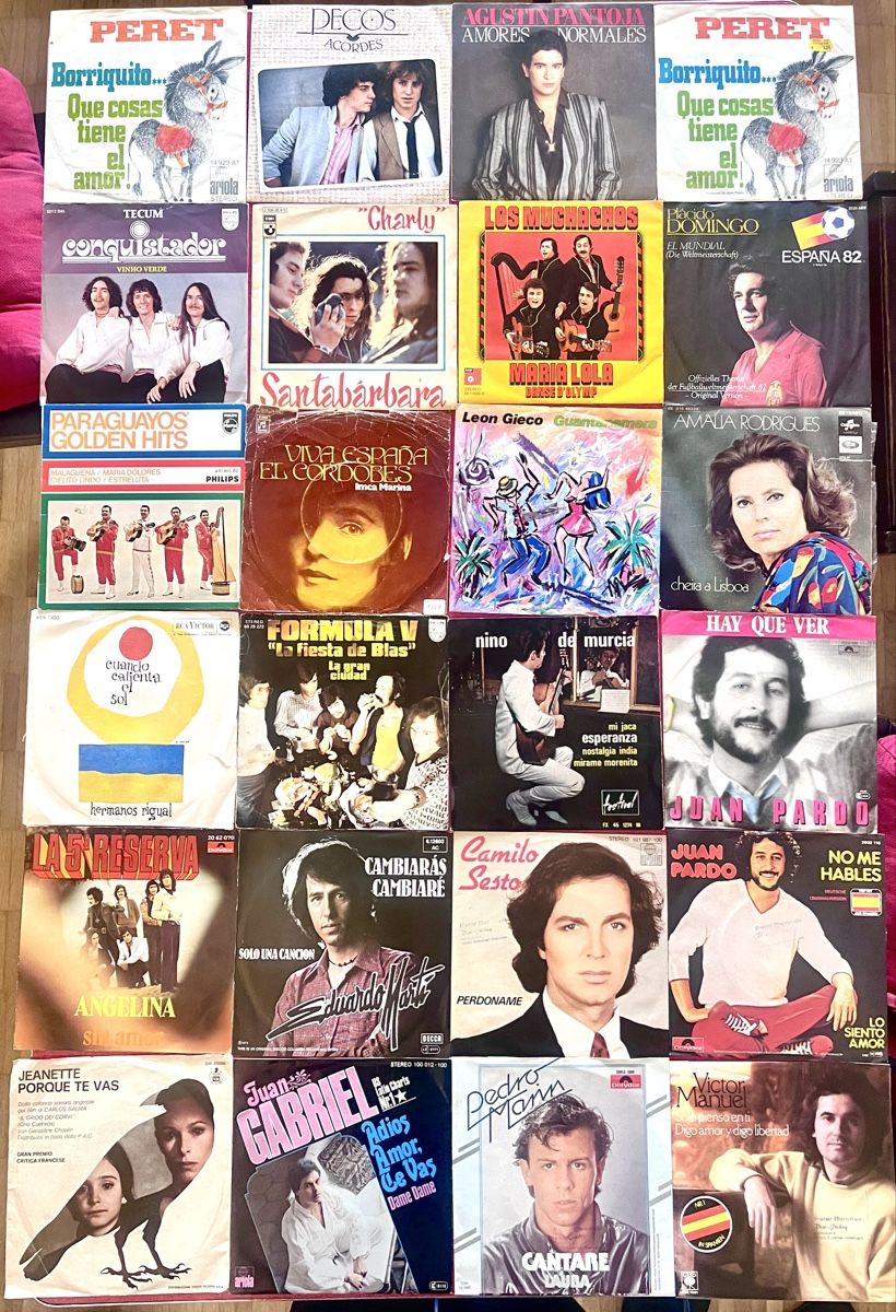 Dischi in vinile: 40 x Singles Spanien Rumba Tango Pop – Usato da Wädenswil venduto da Buddha8