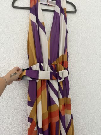 Akè Maxikleid Gr. IT 46 / EU 40 – Made in Italy – Gürtel – R