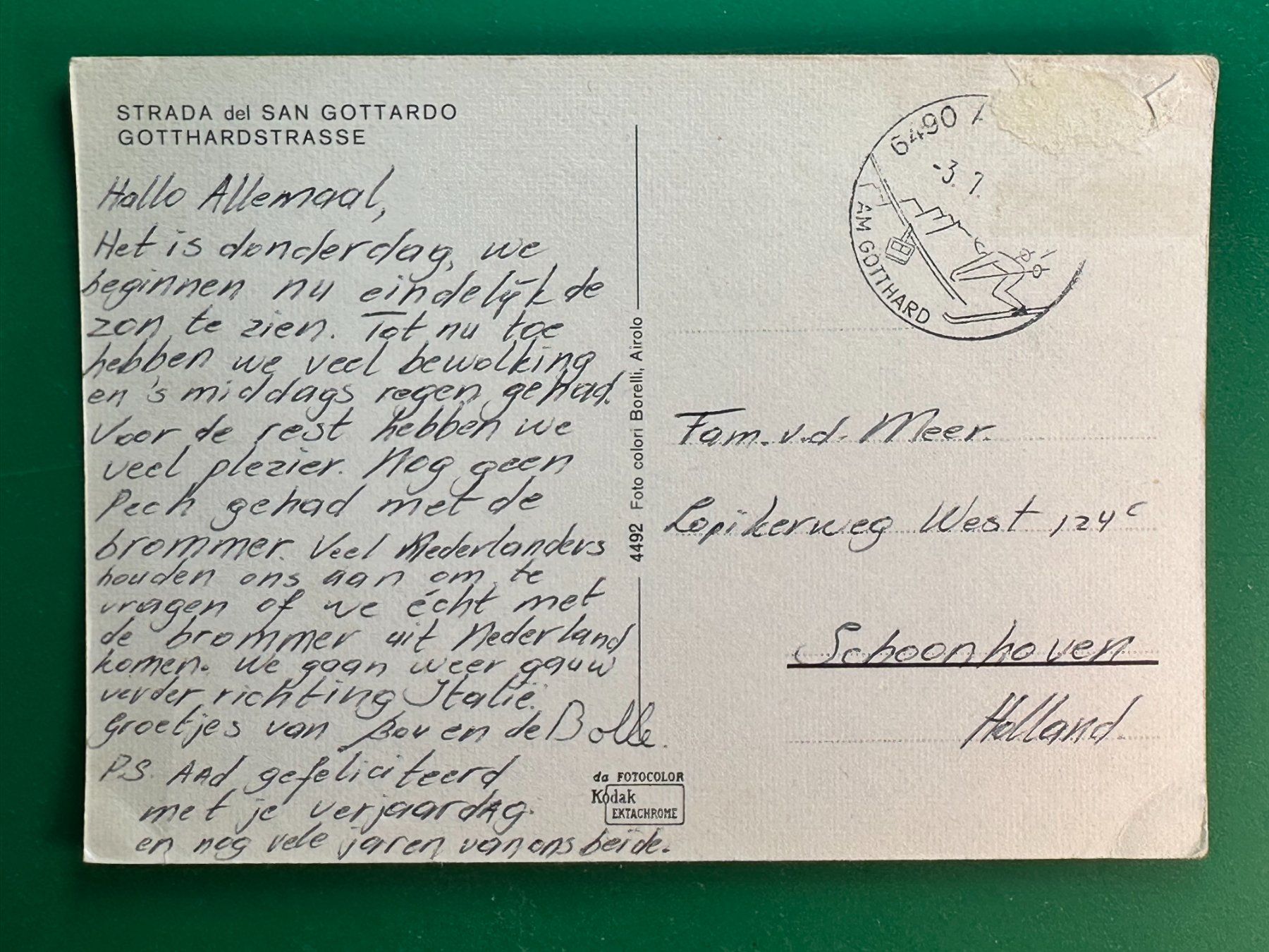 Cartes postales: Gotthardstrasse - Oldtimer !!! – D'occasion à Steg VS par danwer74 1