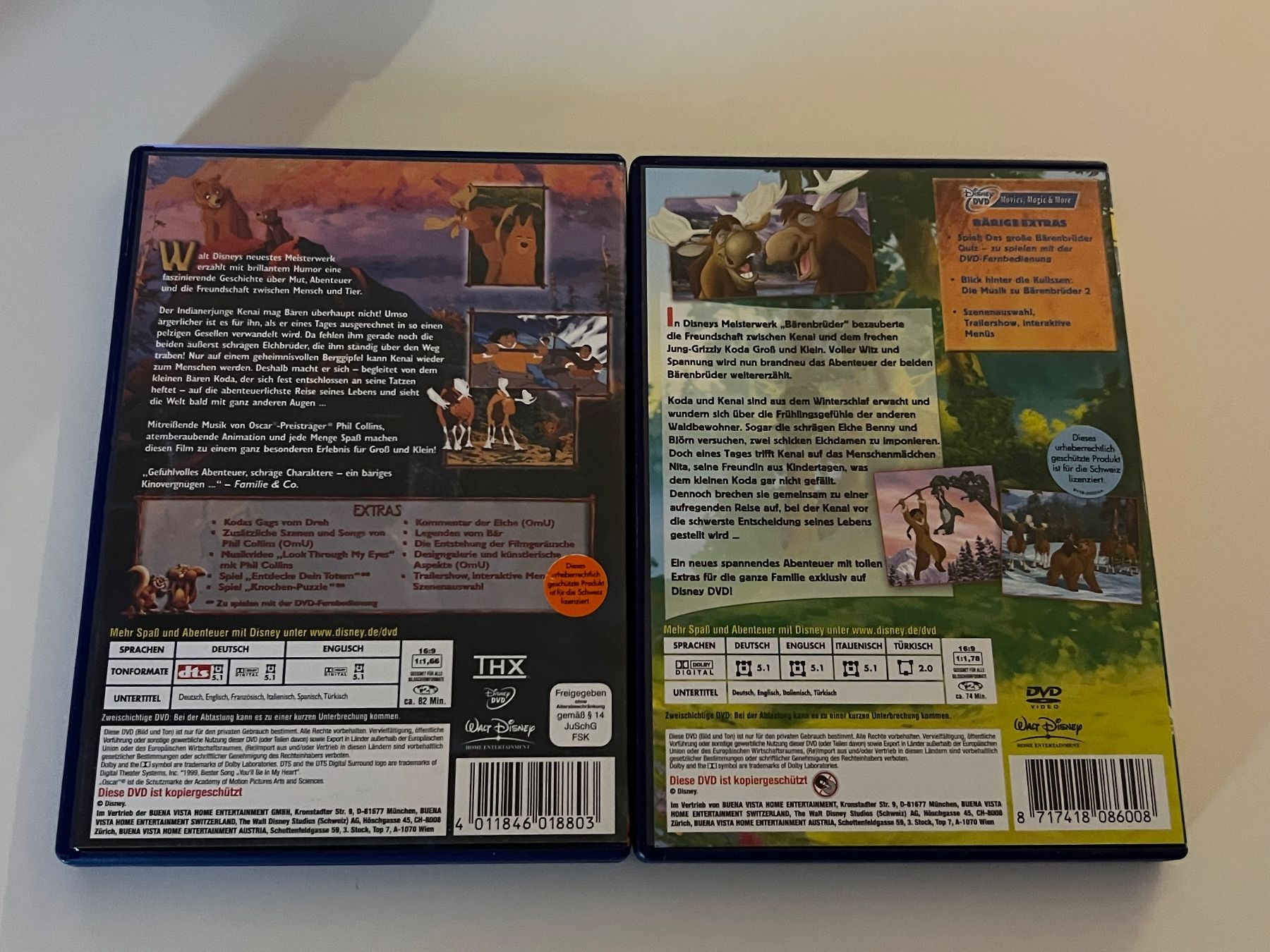 Tutti i DVDs: Disney BärenBrüder 1+2 DVD Set – Usato da Altstätten SG venduto da sheamus 3