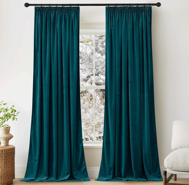 Tende: Samtvorhänge 2er-Set BxH 132x260cm – Nuovo e nell'imballaggio originale da Adlikon b.Regensdorf venduto da MK-VORHANGSERVICE