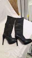 LeArt Roll Overknee Lederstiefel Gr. 37 – Made in Italy – 13