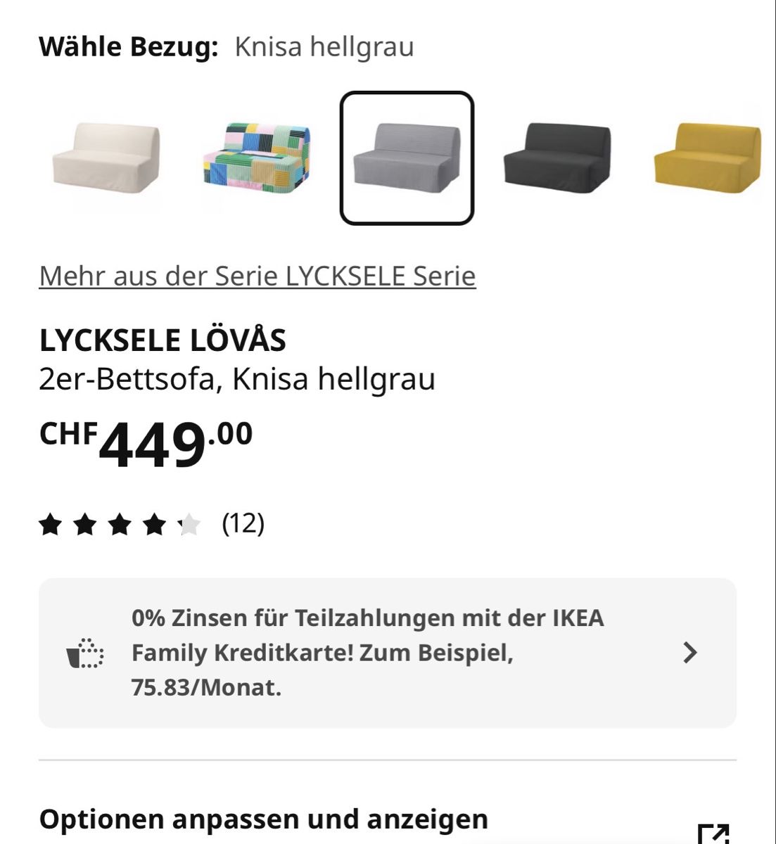 Divani: Schlafsofa Ikea  – Usato da Kreuzlingen venduto da _Sophia_Beyeler_ 5