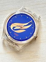 Original Swatch Uhr, Blau/Gold, Sammlerstück!
