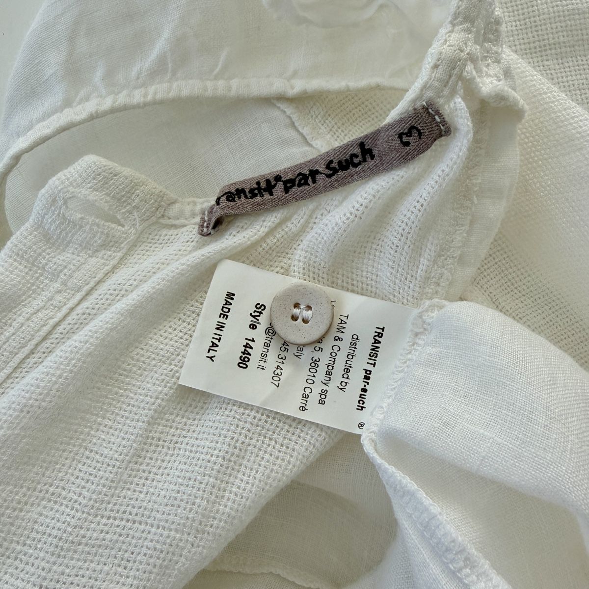 Blusen: TRANSIT PAR SUCH Linen Top – Neu (gemäss Beschreibung) aus Emmen von Avviivva_Com2023 7