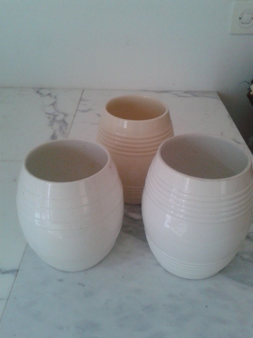 Tutte le decorazioni: 3er Set unterschiedlicher Pots – Usato da Camorino venduto da Campellino 1