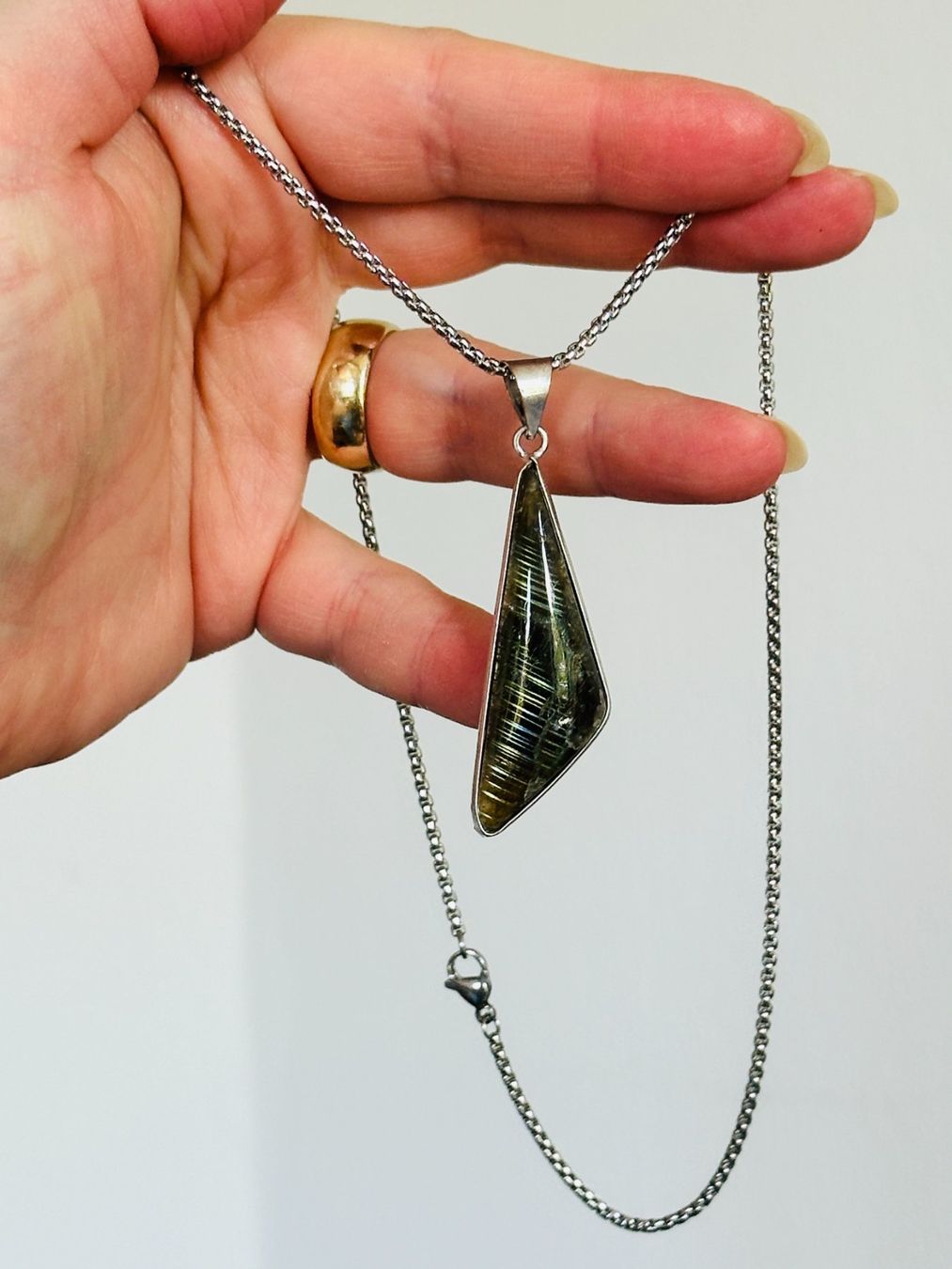 Catenine: Labradorite Gemstone Handmade Jewelry necklace – Nuovo e nell'imballaggio originale da Genève venduto da AGBERG 4