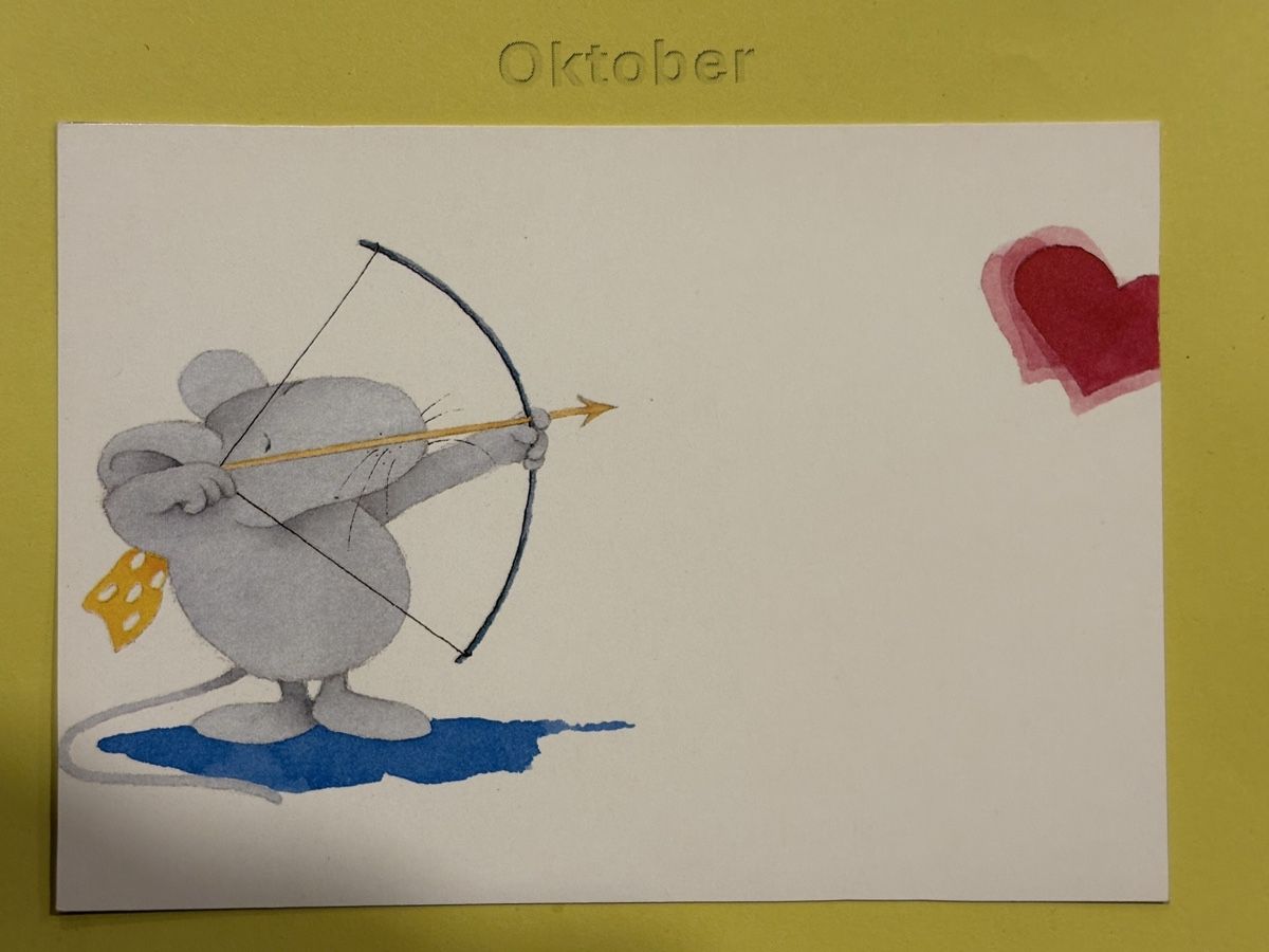 Cartoline postali: AK mit Kunst von Hanne Türk / Philipp Maus – Usato da Rümlang venduto da Kartenpost1
