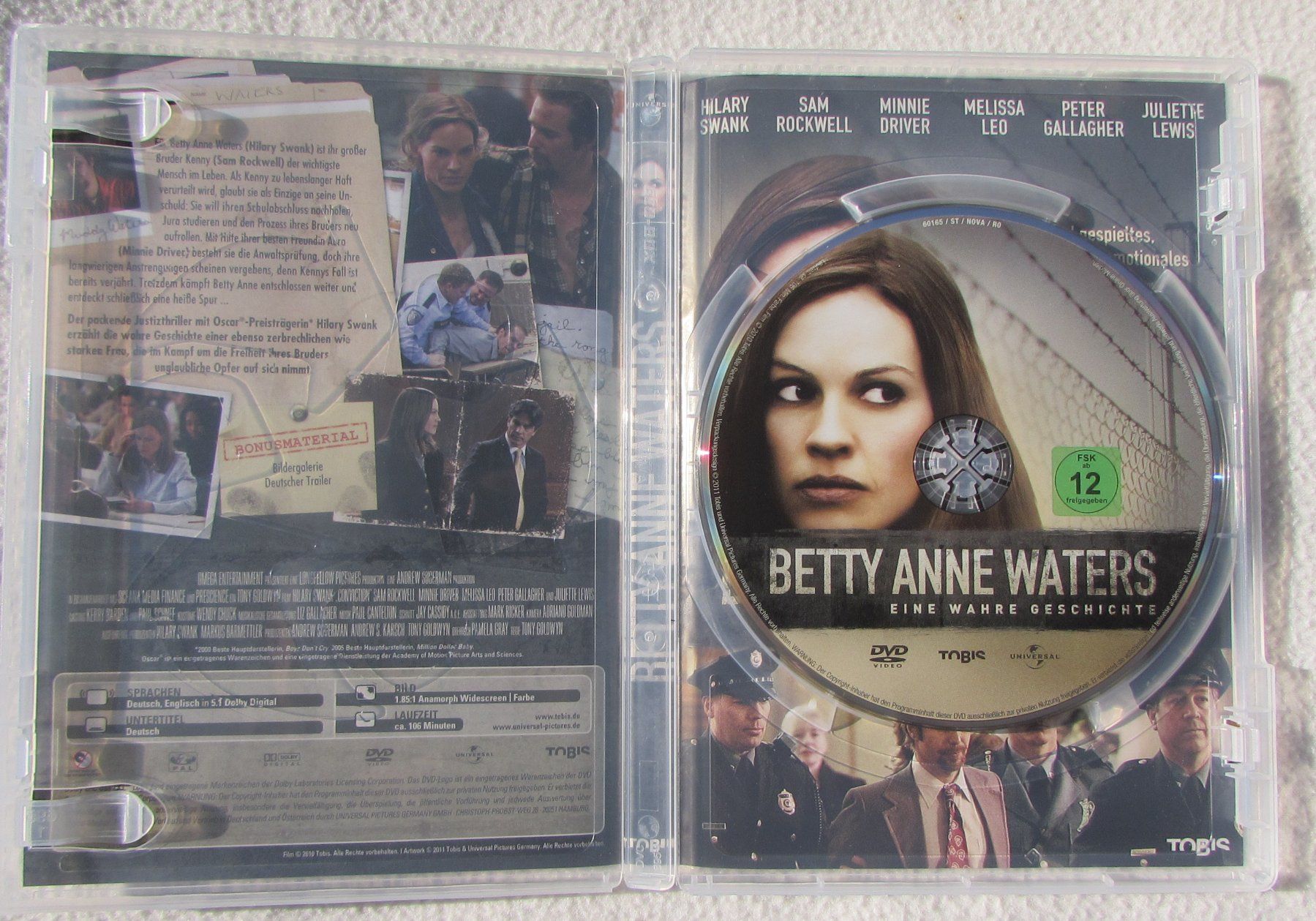 Alle DVDs: DVD Betty Anne Waters – Gebraucht aus Aadorf von Olymp05 2