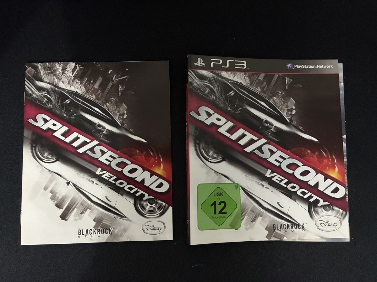 Sony Jeux: Manuale e Cover Split Second PS3 – Neuf (Voir description) à Taverne par nad02026