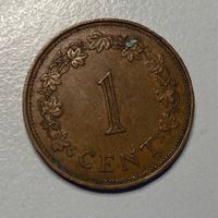 Münze: Malta, 1 Cent, Jahrgang 1975, Sammlerstück