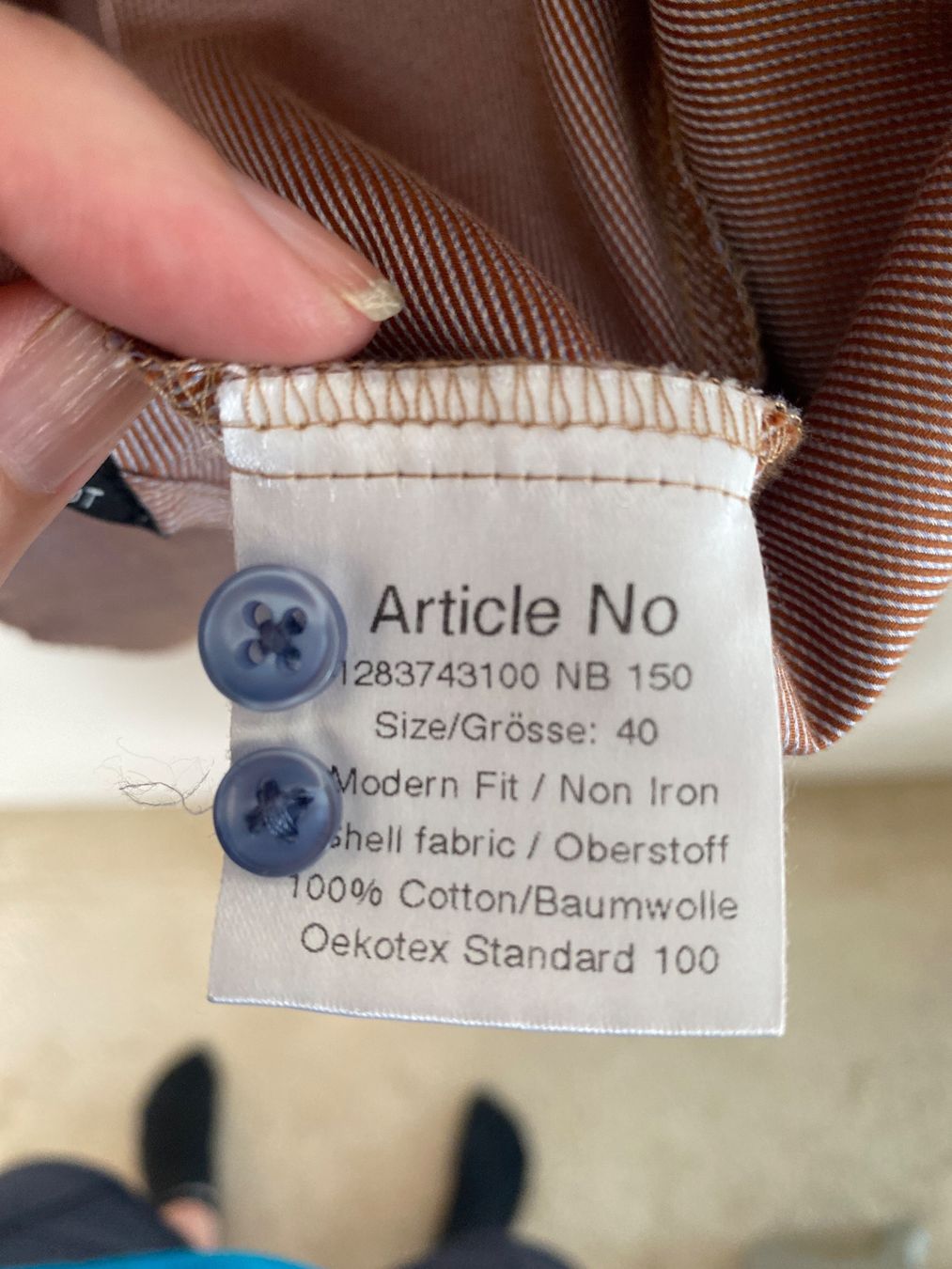 Navyboot Camicie: Navyboot Hemd, Grösse 40, Modern Fit, Top Zustand! – Usato da Schlieren venduto da neopreniii 3