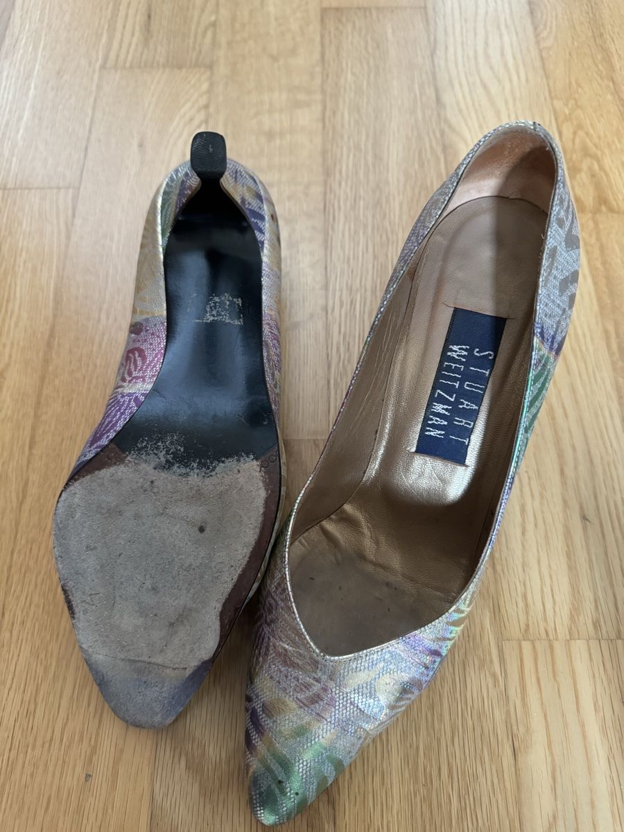 Stuart Weitzman Scarpe da donna: Stuart Weitzman Pumps Gr. 38.5 Vintage bunt – Usato da Lanzenhäusern venduto da Galaa 1