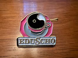 Anstecknadel Eduscho Kaffee Motiv gebraucht Zustand