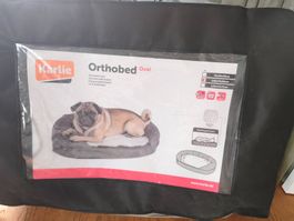 Hundebett Karlie Orthobed Oval grau