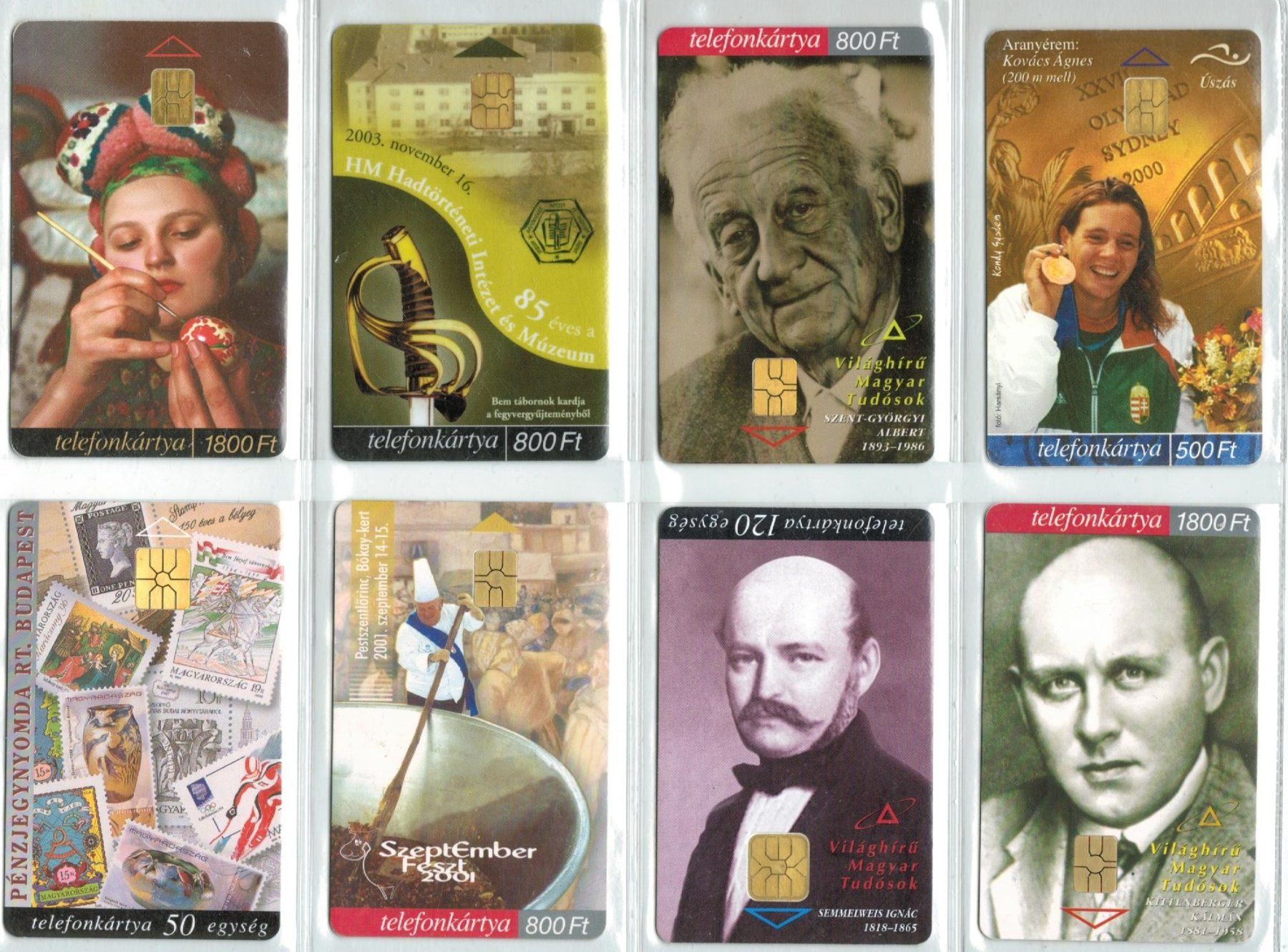 Cartes de téléphone: 8 Telefonkarten Ungarn – D'occasion à Zürich par Tolima194