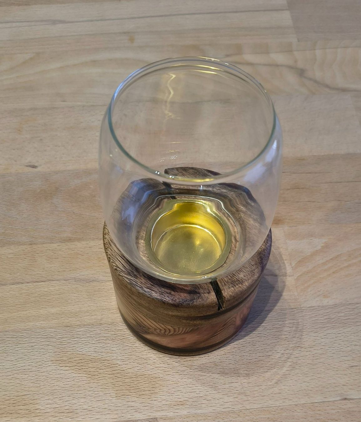 Kerzenständer: Windlicht Teelichthalter Holz / Glas – Neu (gemäss Beschreibung) aus Jona von odloreg 3