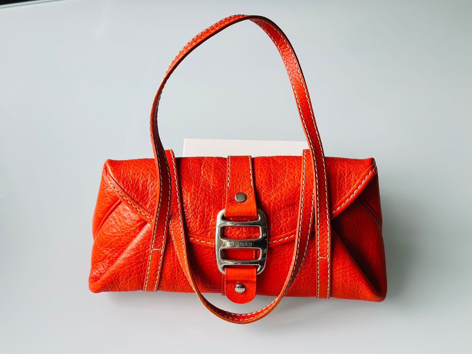 Hogan Taschen für Damen: Hogan Ledertasche Orange – Gebraucht aus Zufikon von Modestil365 6