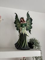 Feen-Figur grün v. Amy Brown, Sammlerstück Fantasy Dekoratio
