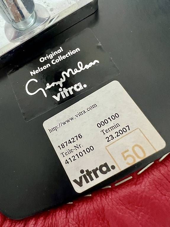 Sedie: Vitra, Nelson Perch Stuhl in rot - selten – Usato da Muttenz venduto da schafno1 3