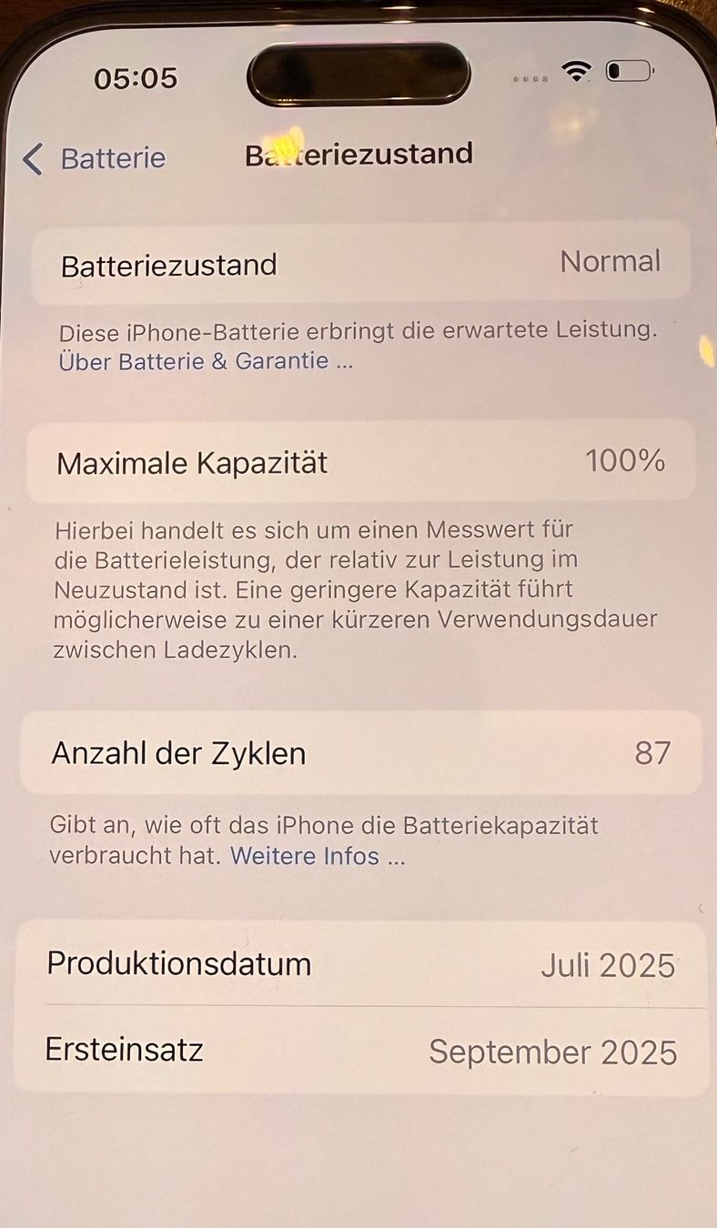 Apple Handys / Smartphones: Apple iPhone 16 256 GB schwarz – Gebraucht aus Diepoldsau von Risa-94 4