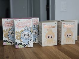 POP MART LABUBU Set 7x OVP Have A Seat & Macaron