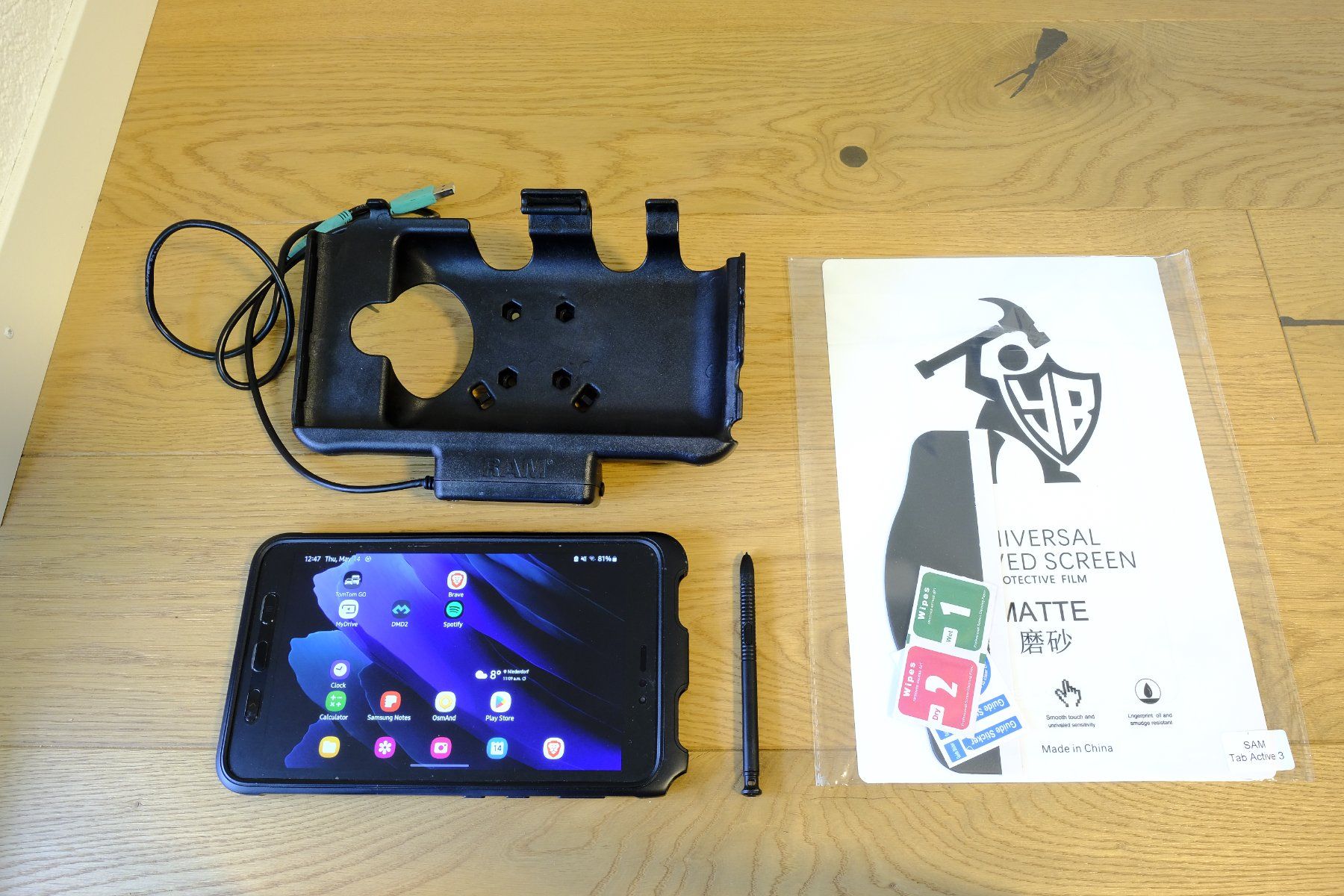 Samsung Tablet PC: Samsung Galaxy Tab Active3 64GB + RAM Mount Halterung – Usato da Niederdorf venduto da job_2vdf