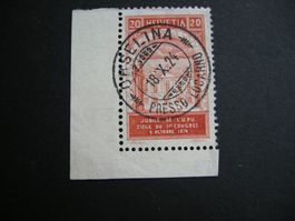 WELTPOSTVEREIN 18.X.24 ORSELLINA PRESSO LOCARNO VOLLSTEMPEL
