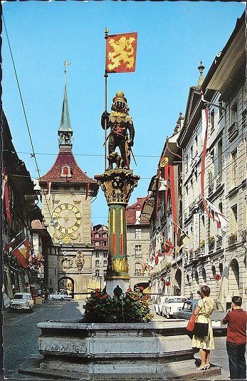 Ansichtskarten: BERN Zeitglockenturm - Auto – Neu (gemäss Beschreibung) aus Jona von philajona