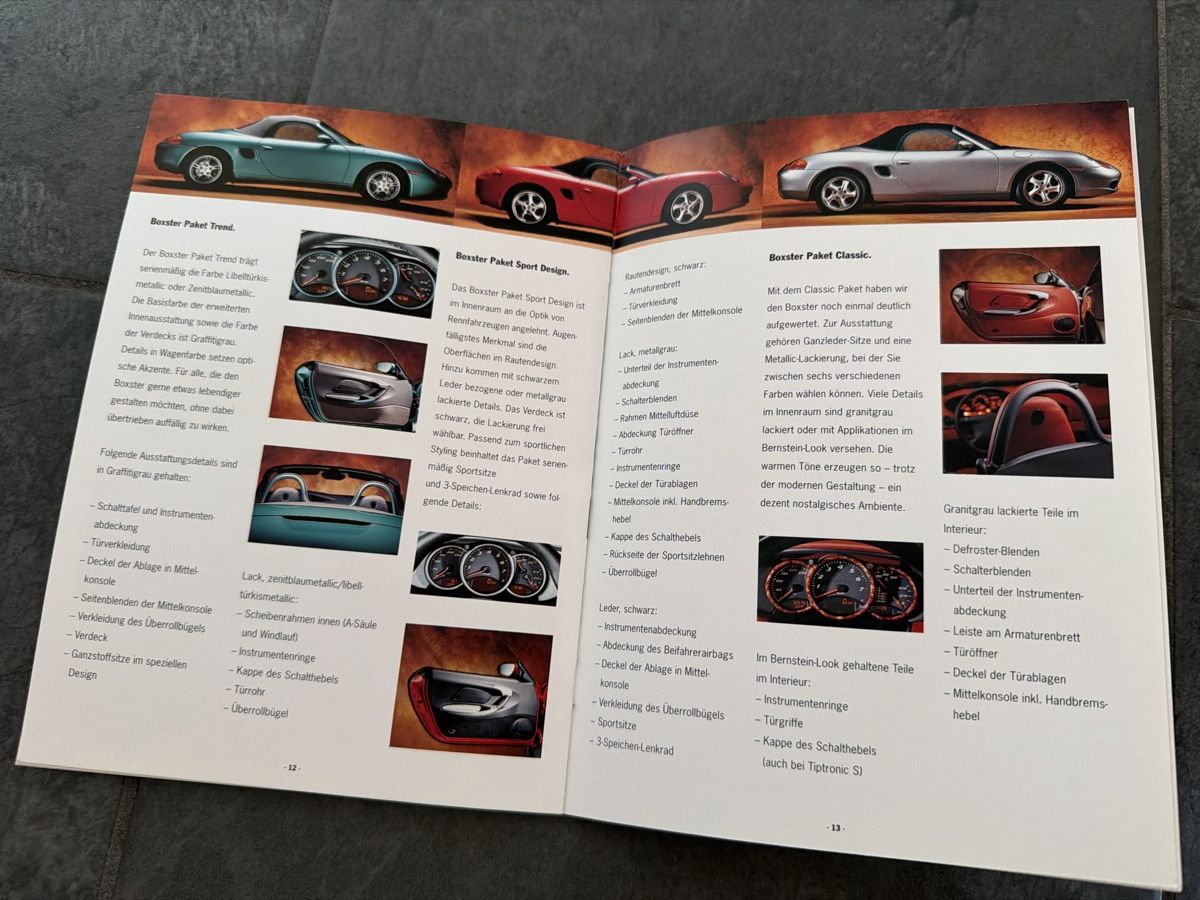 Porsche Documenti: Porsche Broschüre: Die Modelle – Usato da Wolfwil venduto da Rolex1 6