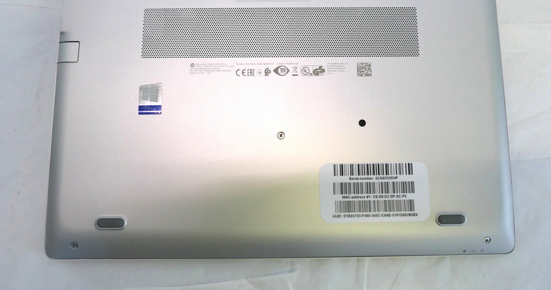 Hewlett Packard Notebook: HP ELITE BOOK 840 G5 – Usato da Münchenstein venduto da VSPBL-Verkauf 5