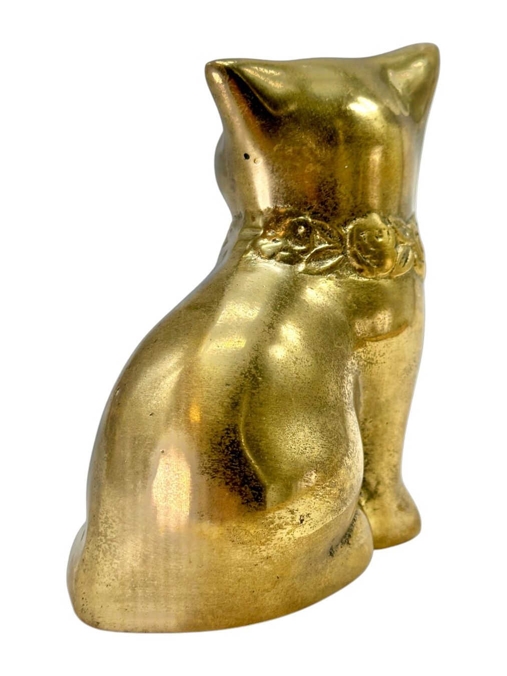 Sculture & Statue: Sculpture de chat en laiton doré – Usato da Morges venduto da MeeBee 5