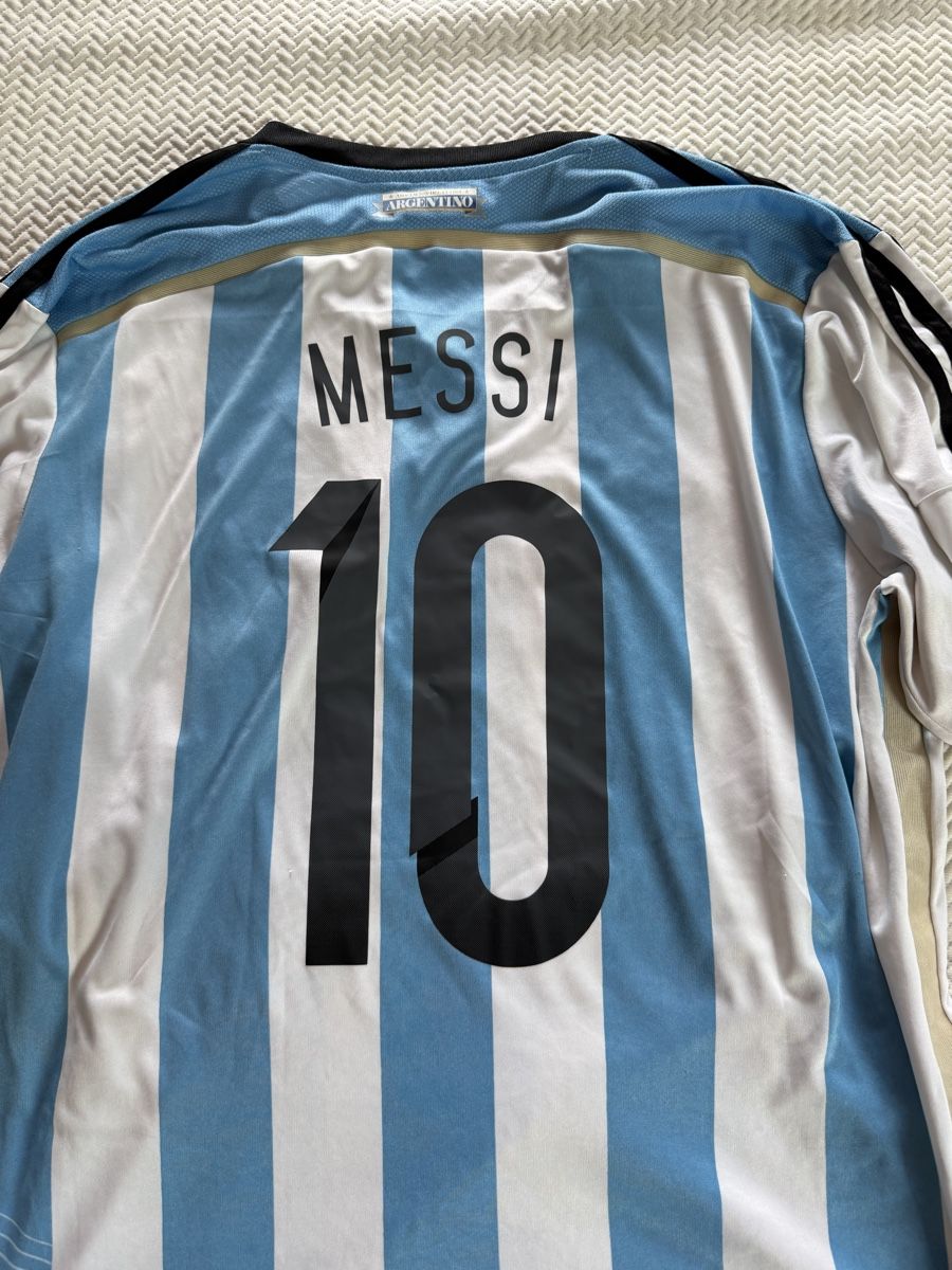 Adidas Canottiere & Pantaloni: Original Argentina Messi 2014 WC – Usato da Aarberg venduto da marcoo237 1