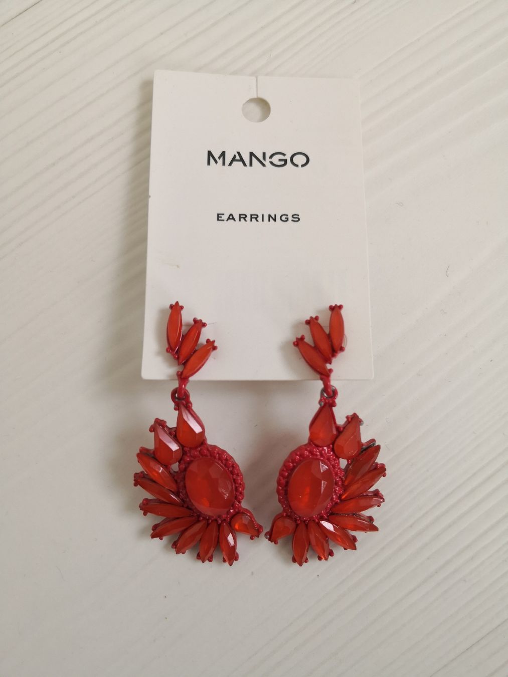 Mango Orecchini pendenti & Orecchini a lobo: 🤩MANGO OHRRINGE MIT ROTEN STRASS NEU – Nuovo (secondo la descrizione) da Olten venduto da Naja-Twins-Twins