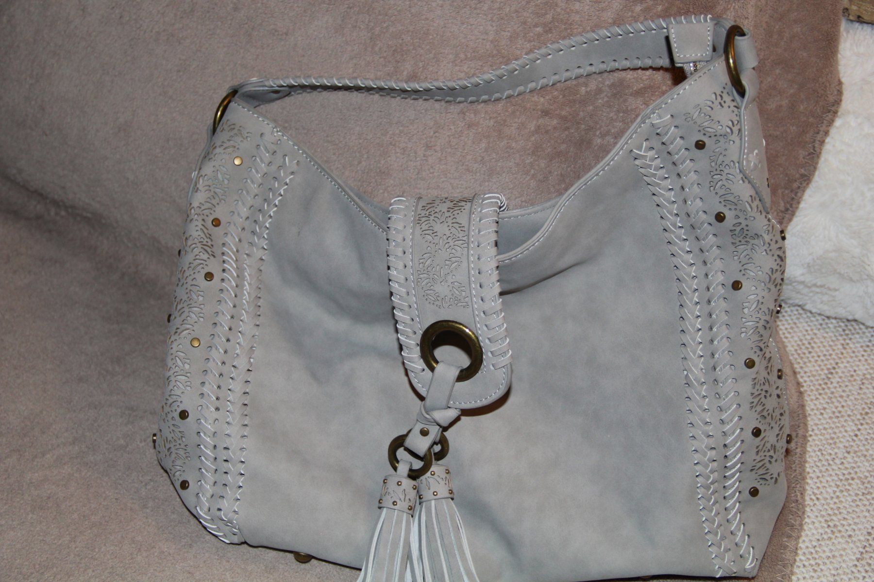 Borse da donna: Sac à main gris très élégant – Usato da satigny venduto da cara68