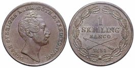 Schweden, 1 Skilling 1851