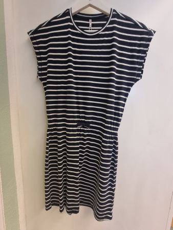 Sommerkleid von Only Kids Blau weiss gestreift 146/152