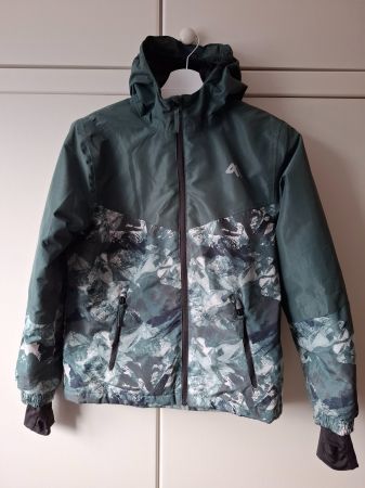 Ski Jacke grün/weiss Grösse 146/152