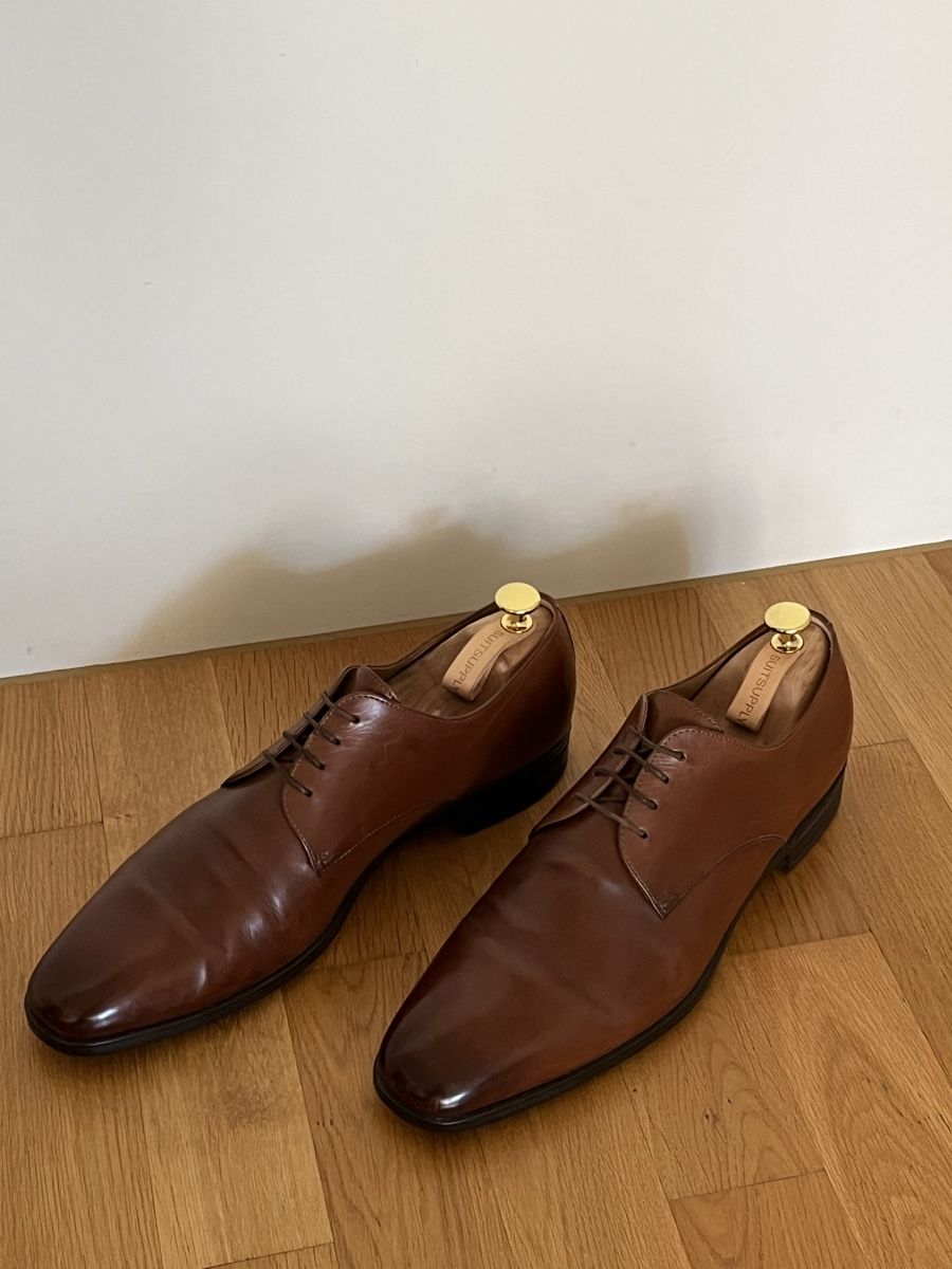 Hugo Boss Scarpe da uomo: Business Schuhe Boss Gr 44 Braun  – Usato da Aarau venduto da ste_bx8b