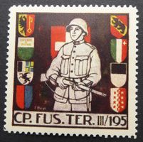 Soldatenmarken - Territorial Füs Kp III/195 - Wi Ter 401 *