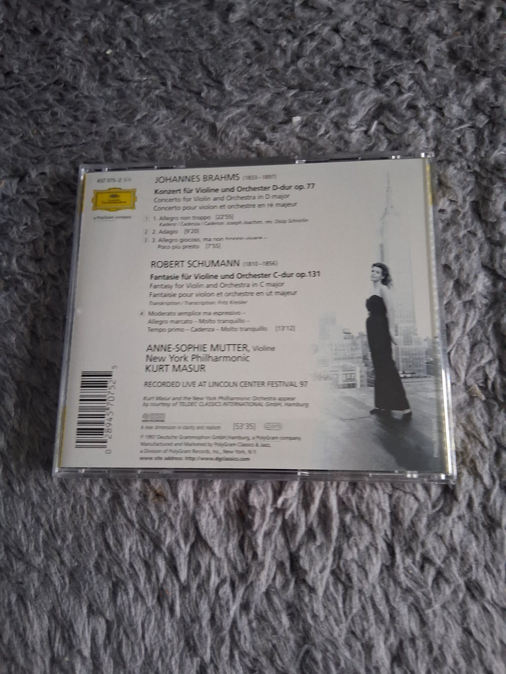 CD: ANNE-SOPHIE MUTTER    VIOLINKONZERT    CD – Usato da Wetzikon ZH venduto da Ramones01 1