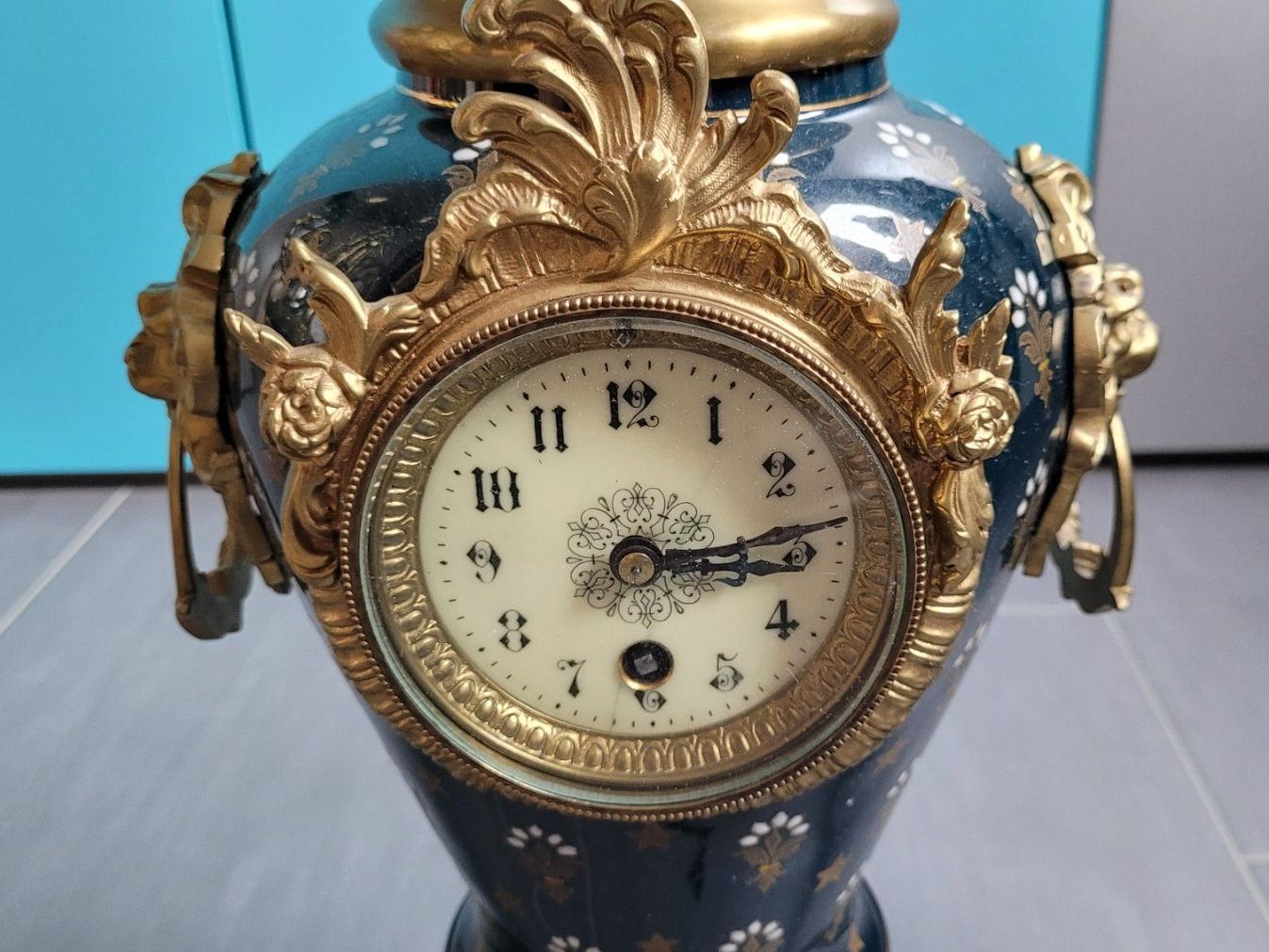 Orologi da terra & Orologi da parete: Kaminuhr mit Kerzenhaltern – Usato da Derendingen venduto da BAK01 4