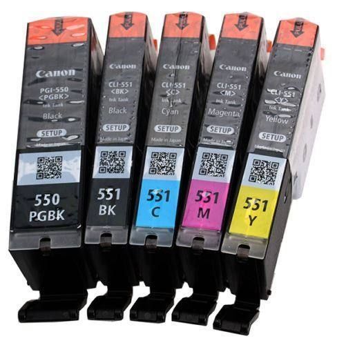 5x Original Canon CLI-551 Tintenpatronen | Kaufen auf Ricardo
