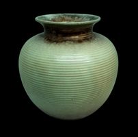 Steuler 3791 Germany grosse runde Vase rond grand 22 cm