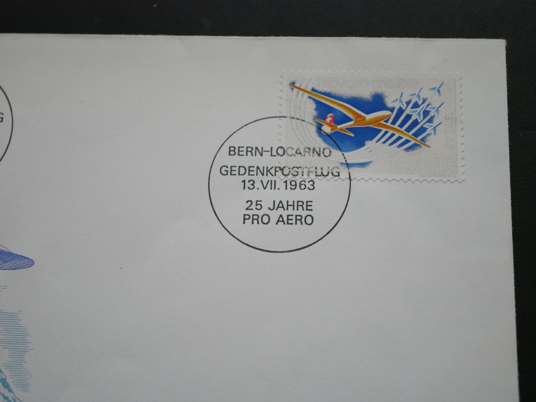 Tutti i francobolli: Flugpost Bern-Locarno 13.07.1963 ***TOP*** – Nuovo (secondo la descrizione) da Kreuzlingen venduto da Samson01 1