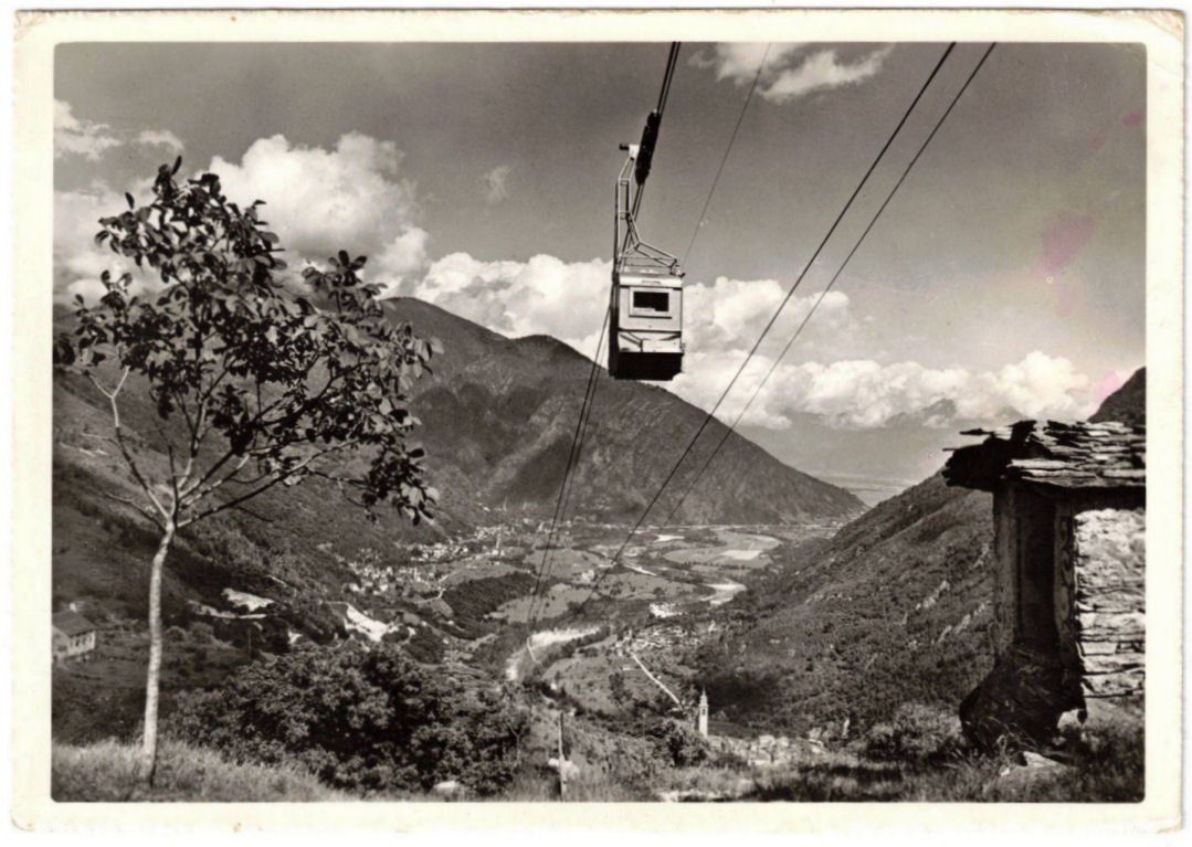 Ansichtskarten: Intragna - Luftseilbahn Intragna--Costa – Gebraucht aus Binningen von Mountainrider