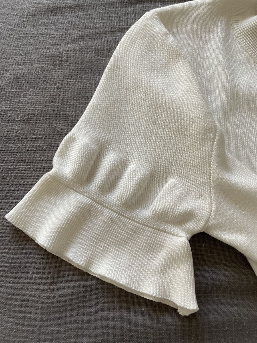 Pulls & Sweat-shirts: Strickpulli kurzarm GR M weiss – D'occasion à Glis par taisiya078 1