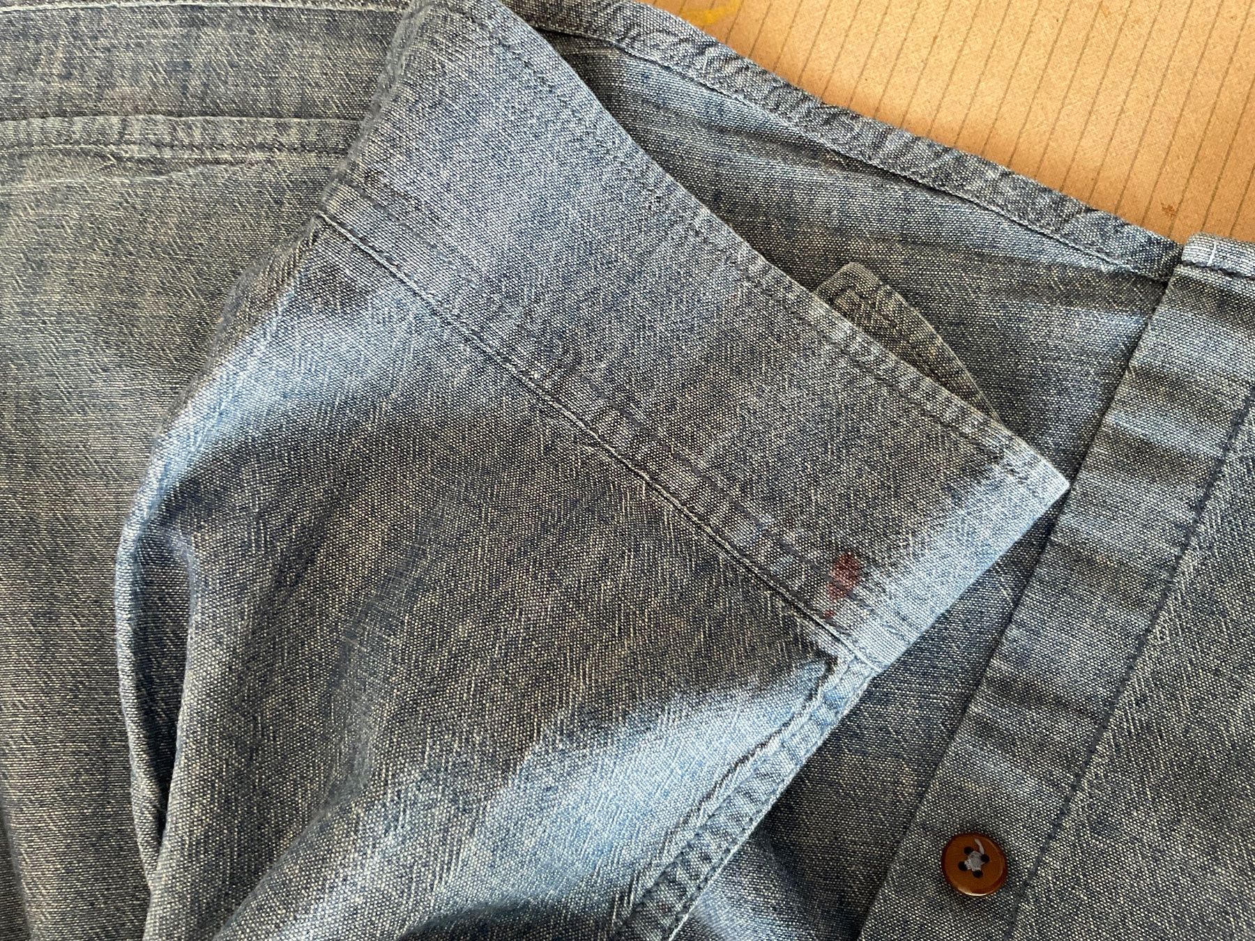 Camicie: Hemd Marke "Armedangels", blau, Grösse L, slim fit – Usato da Küssnacht am Rigi venduto da christianbueeler 7